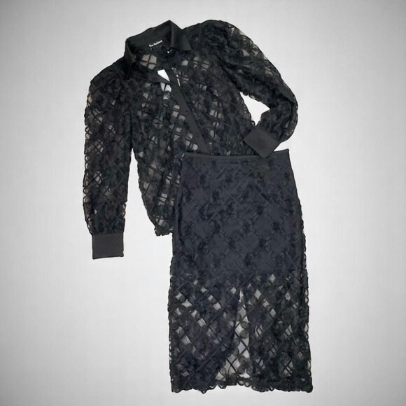 NWT En Saison NWT Brayden Blouse and Midi Skirt Set - Picture 2 of 14